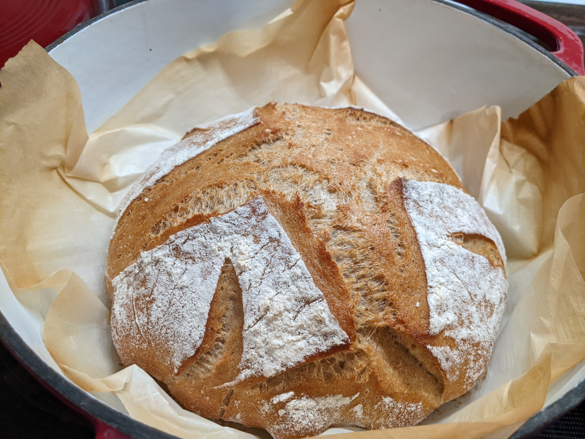 My homemade sourdough bread